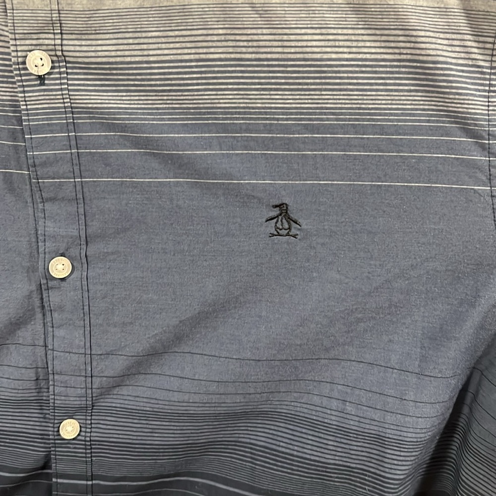 Original Penguin Color Fade Button Down Xxl - image 4